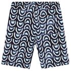 Boys Blue & White Logo Shorts, 2, hi-res