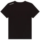 Boys Black Choupette Logo T-Shirt, 1, hi-res