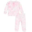 Baby Girls Pink Logo Tie Dye Tracksuit, 1, hi-res