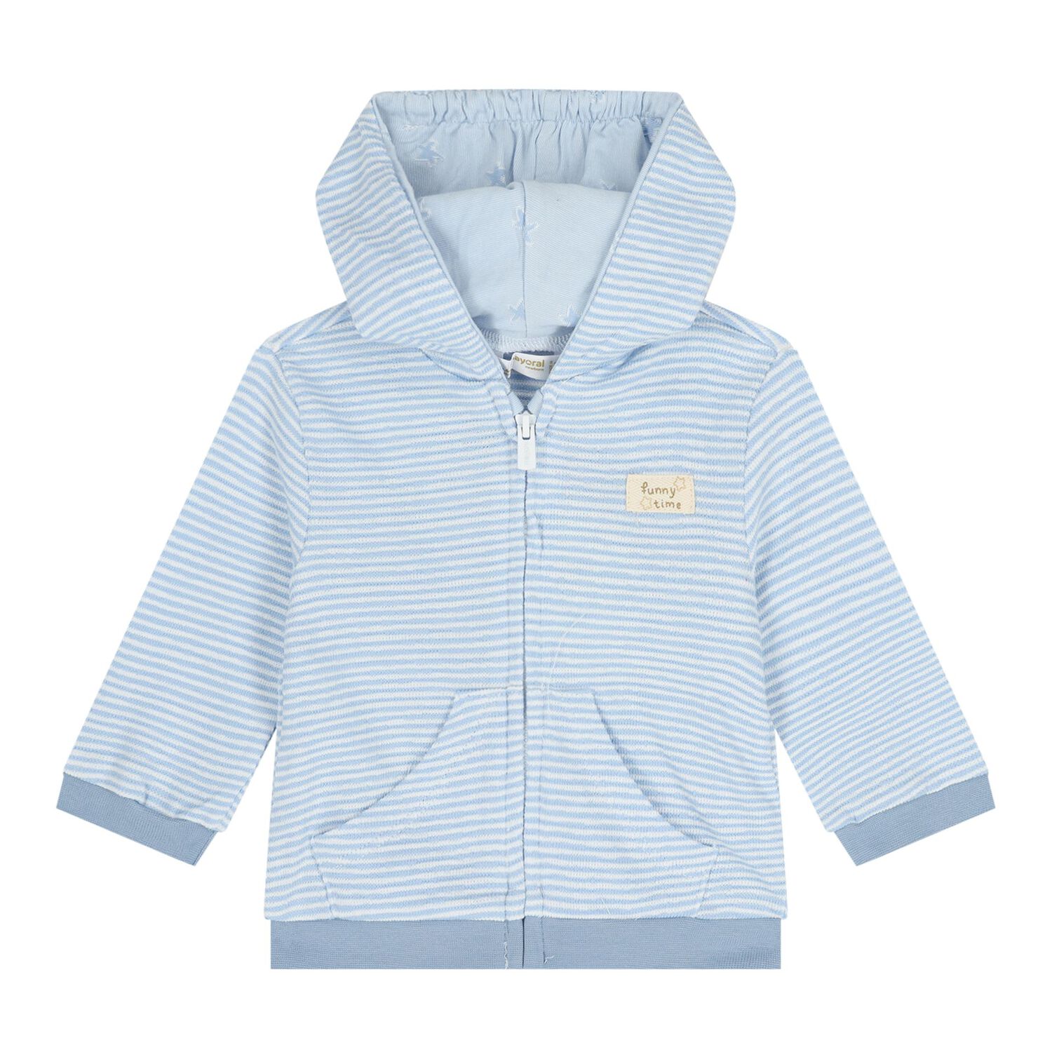 Baby Boys White & Blue 3 Piece Tracksuit, 1, hi-res