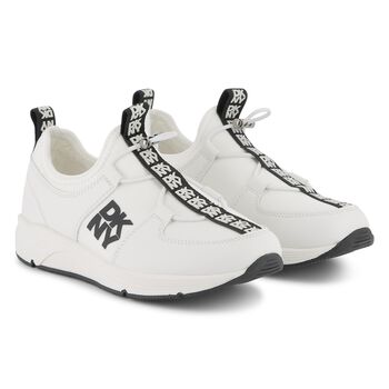 White Logo Trainers