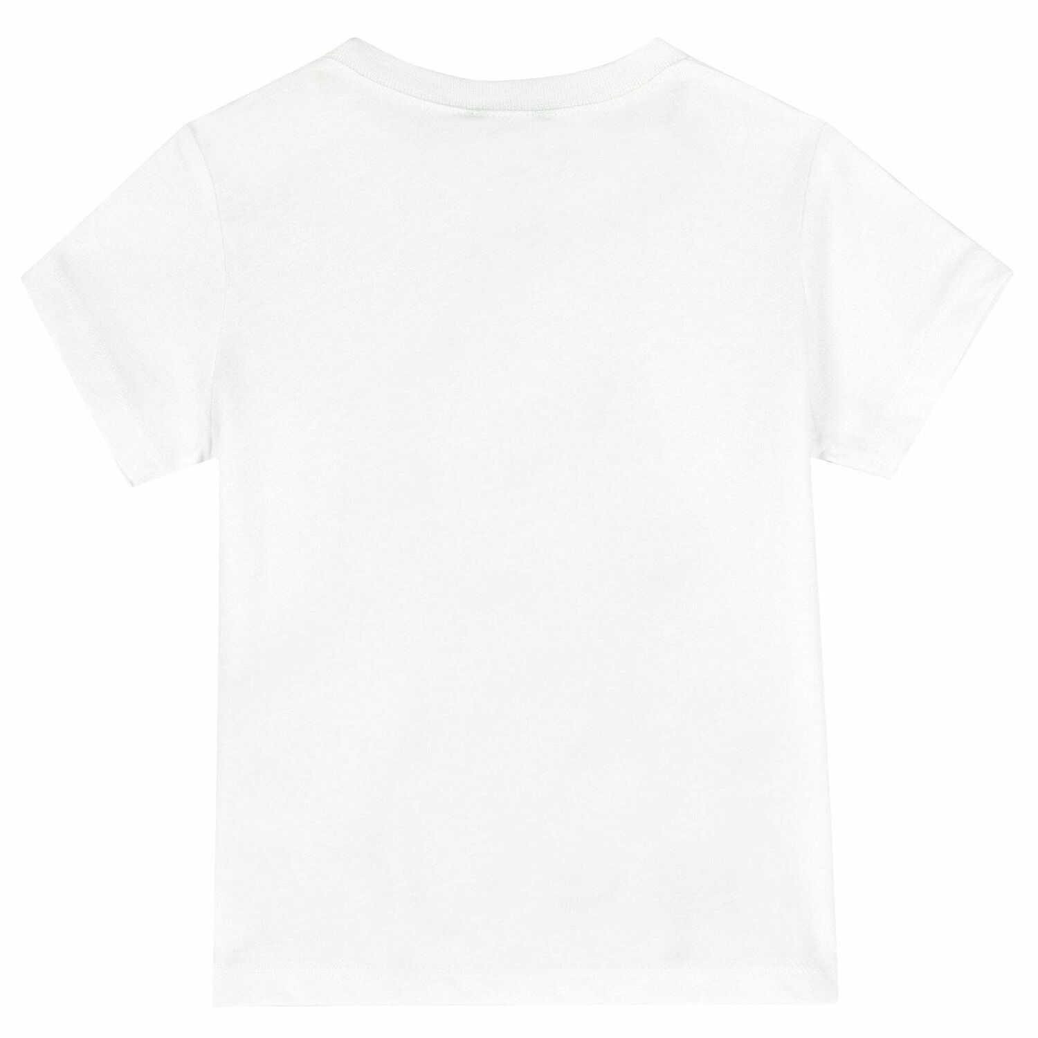 Younger Boys White Graphic T-Shirt, 1, hi-res