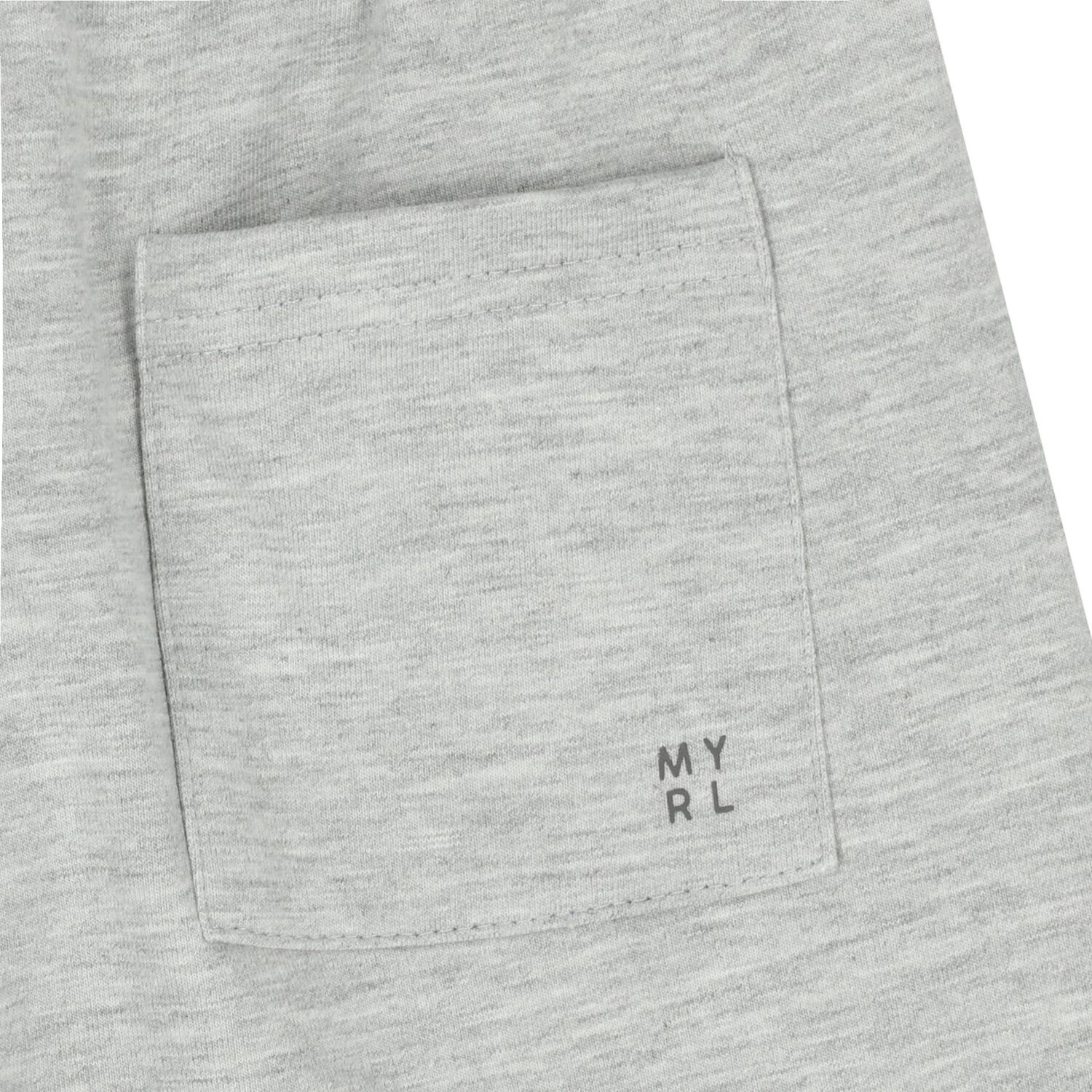 Boys Grey Logo Shorts, 1, hi-res
