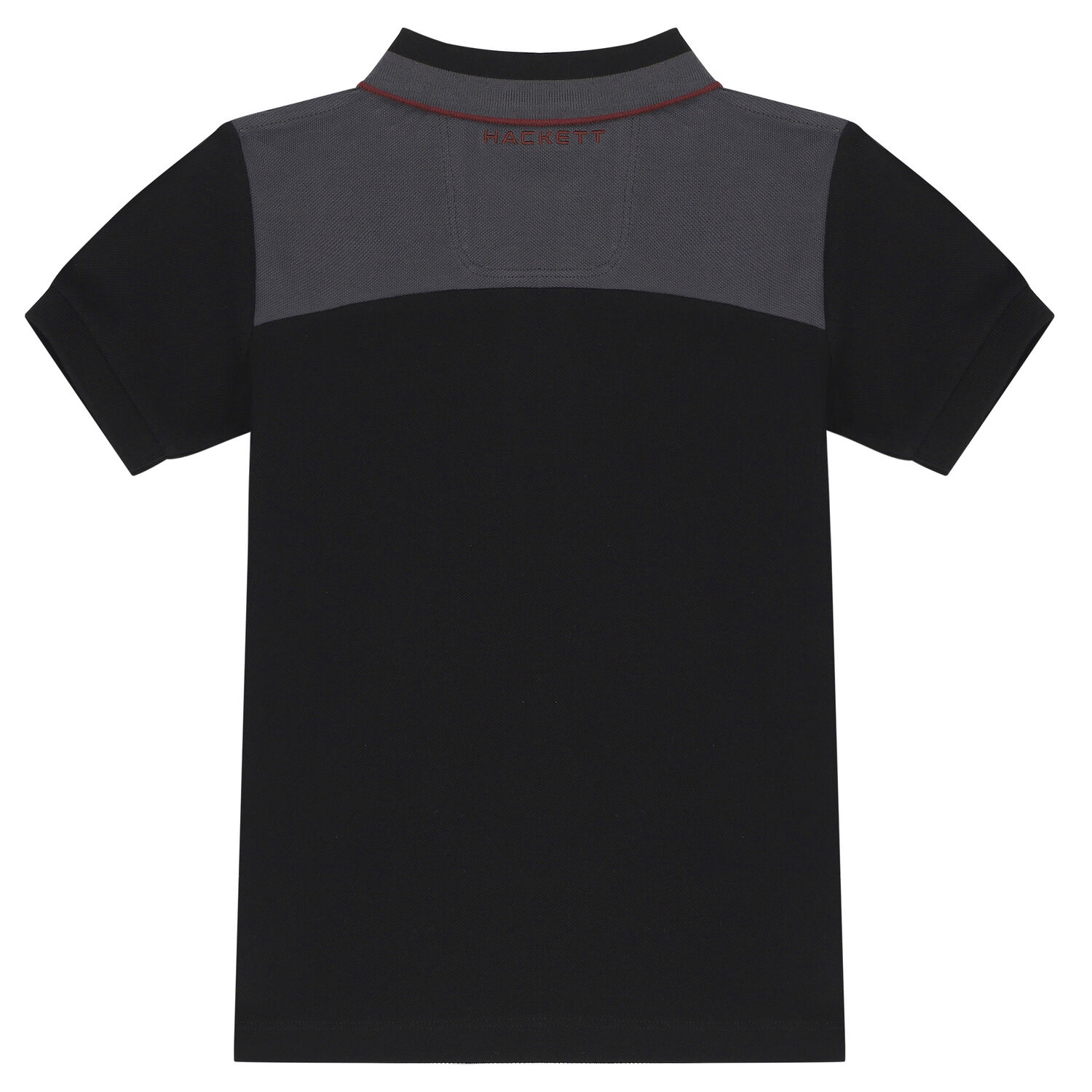 Boys Black Aston Martin Logo Polo Shirt, 1, hi-res