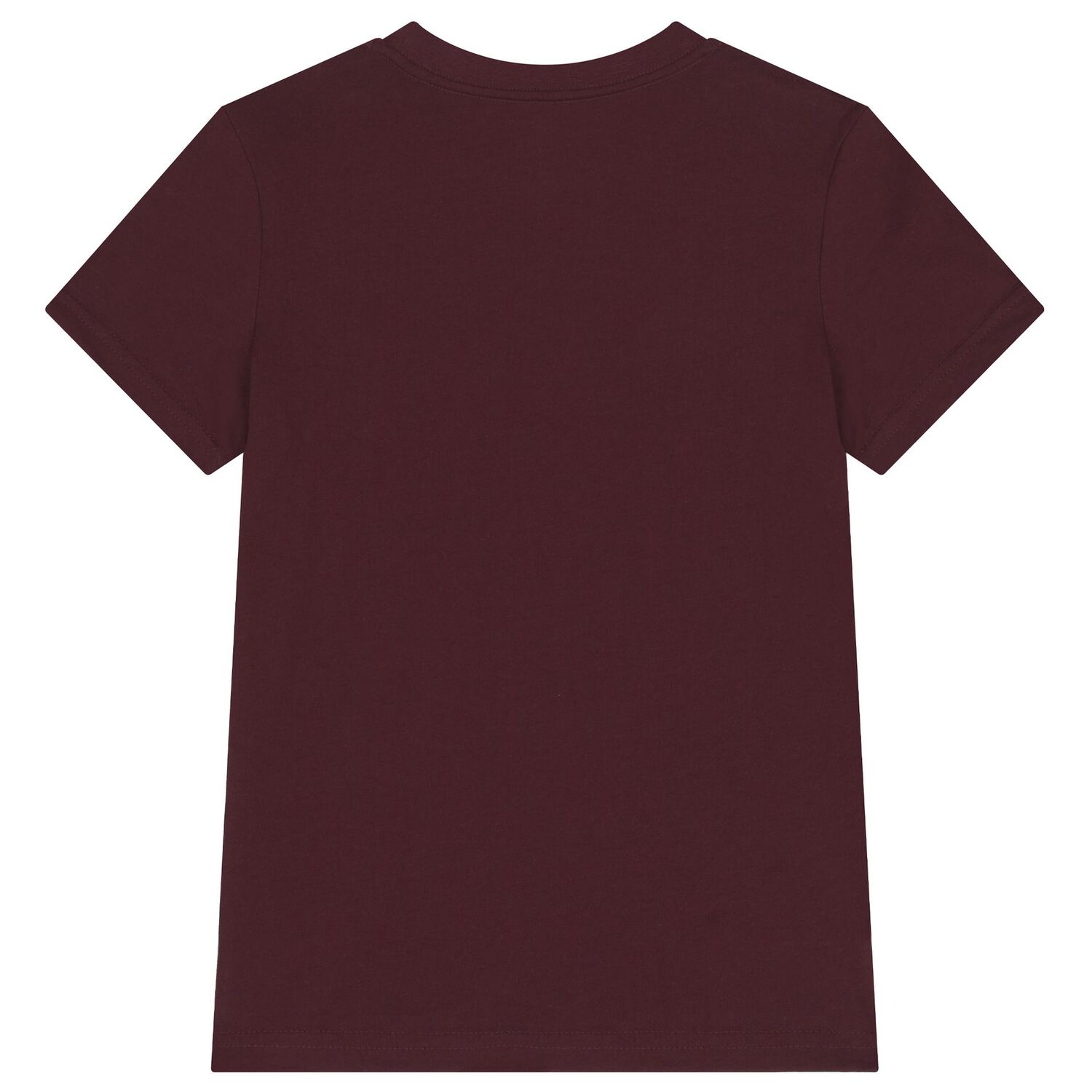 Boys Burgundy & White Cotton Logo T-Shirts ( 2-Pack ), 3, hi-res