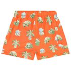 Boys Orange Swim Shorts, 1, hi-res