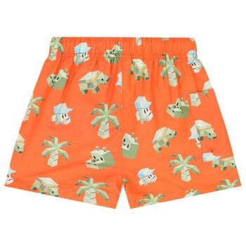 Boys Orange Swim Shorts