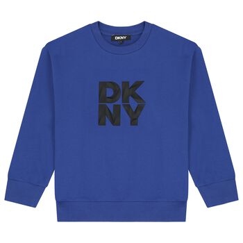 Boys Blue Logo Sweatshirt