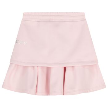 Girls Pink Logo Skirt