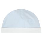 Baby Boys Blue & White Logo Babygrow Gift Set, 2, hi-res