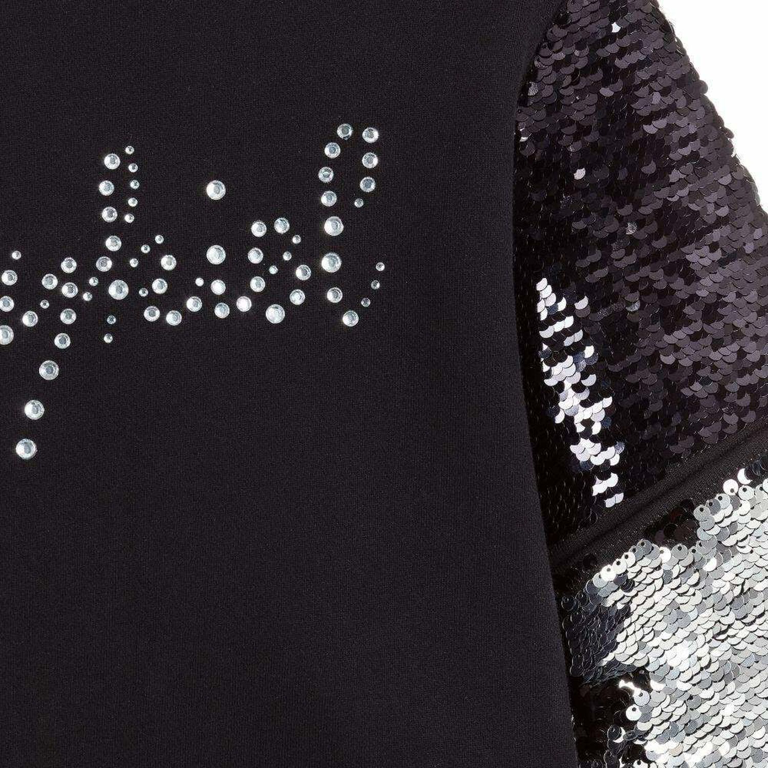 Girls Black Party Dress, 1, hi-res image number null