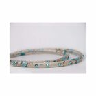 Gold and Turquoise Jacquard Headband, 1, hi-res