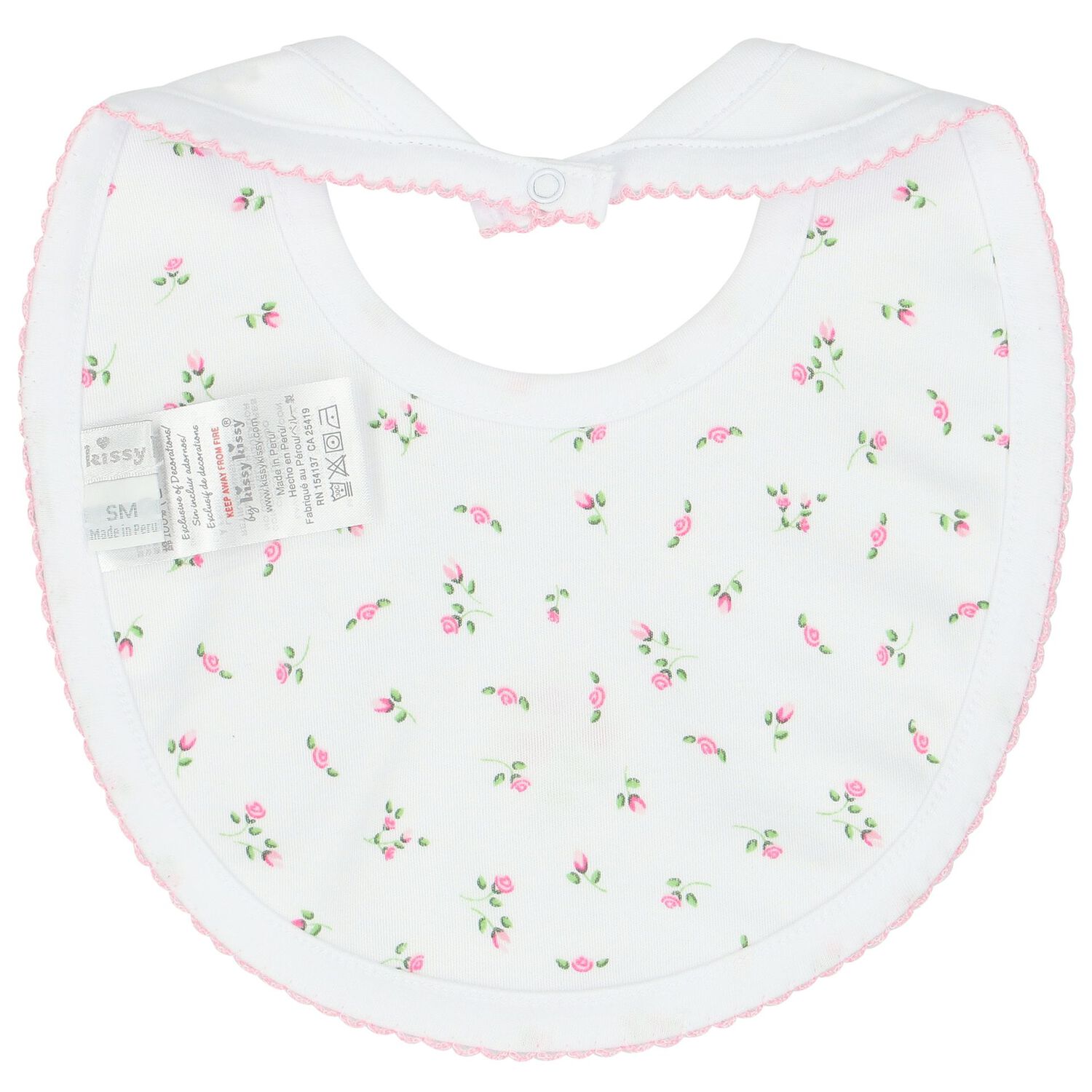 Baby Girls White & Pink Roses Babygrow Gift Set, 1, hi-res