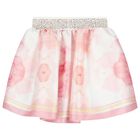 Girls Ivory & Pink Skirt Set, 1, hi-res