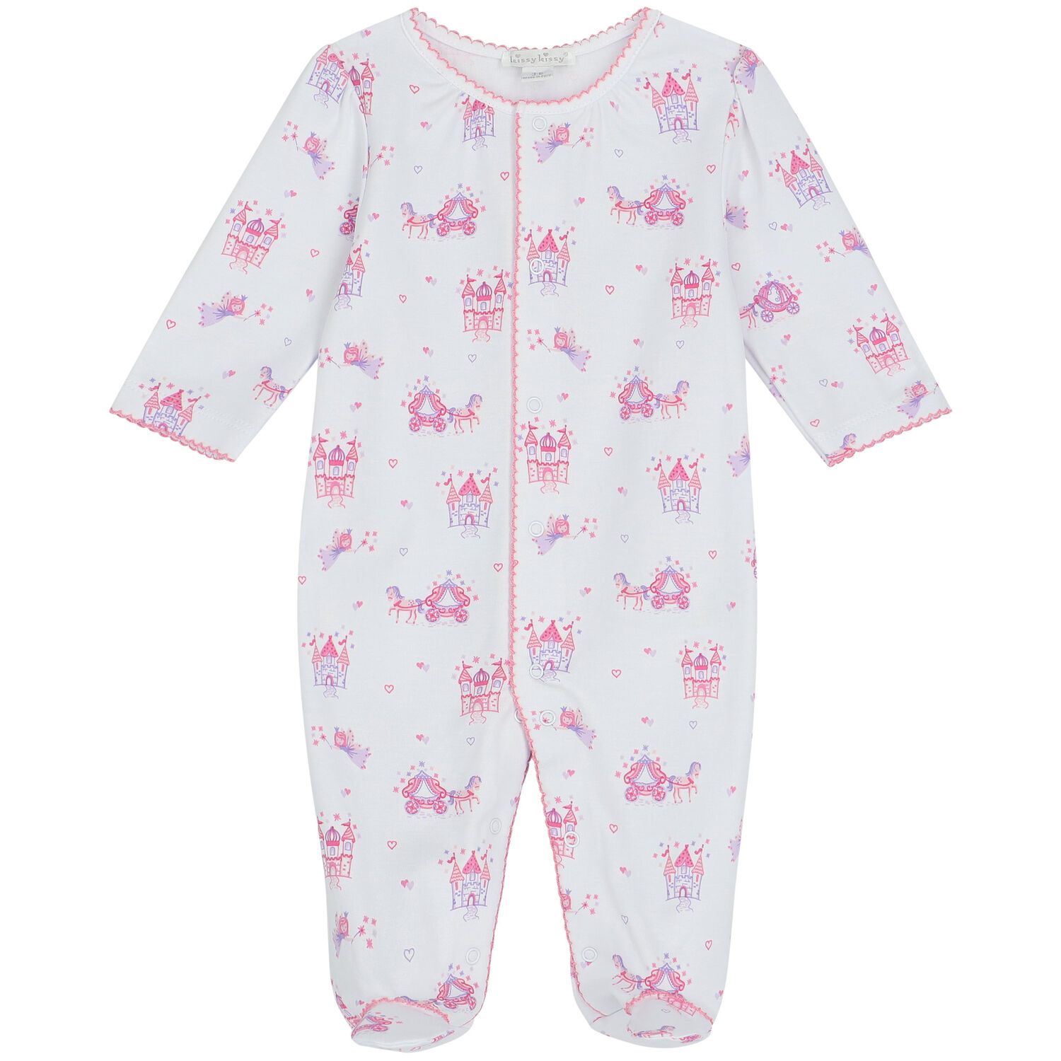 Baby Girls White Fairytale Wishes Babygrow, 1, hi-res