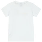 Boys White Logo T-Shirt, 1, hi-res