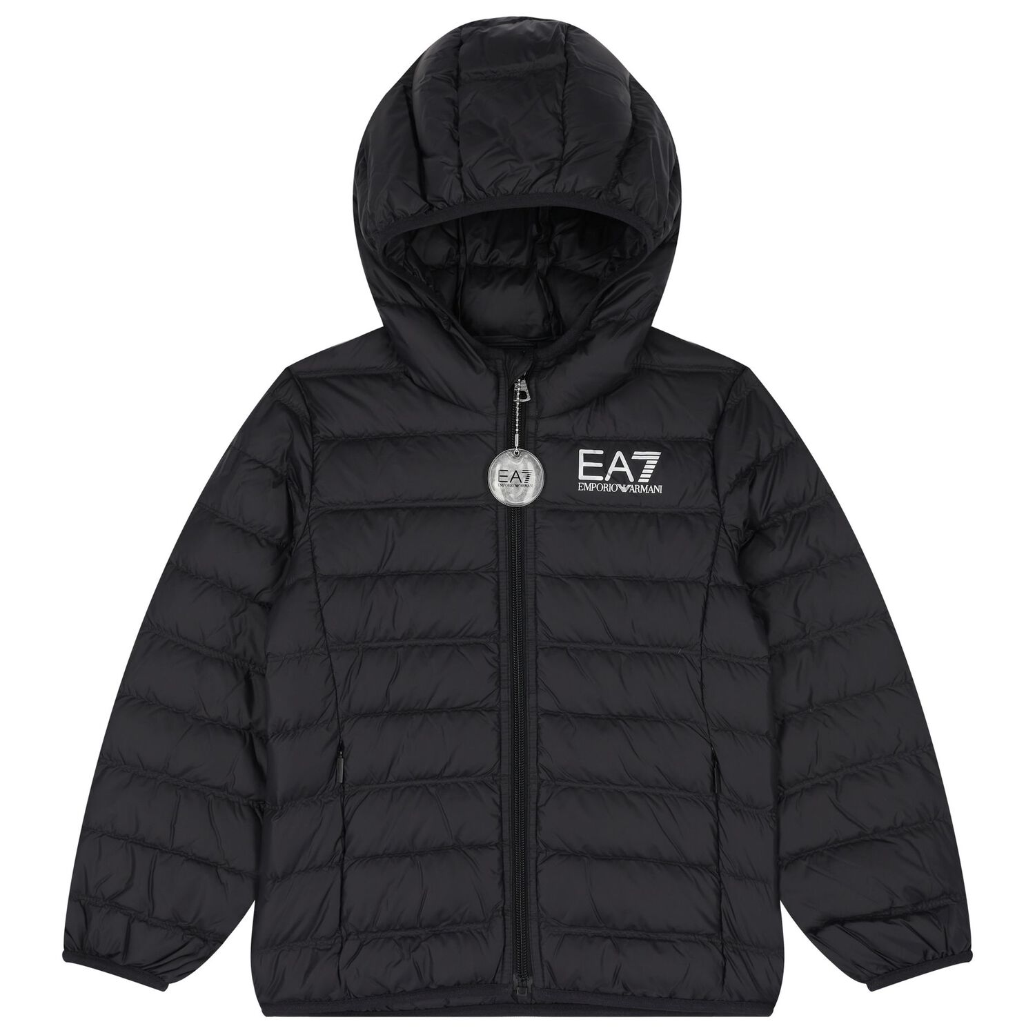 Boys Black Logo Jacket, 1, hi-res image number null