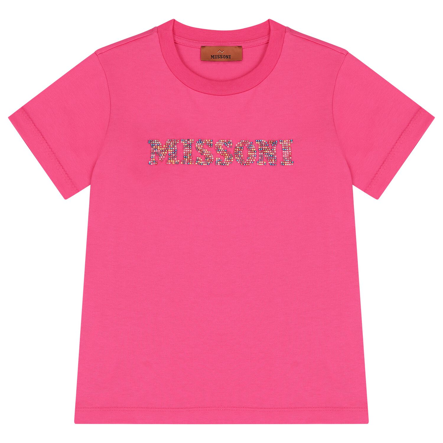 Girls Pink Logo T-Shirt, 2, hi-res
