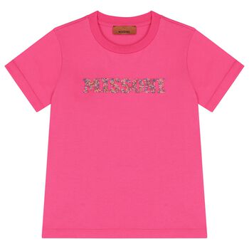 Girls Pink Logo T-Shirt
