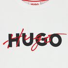 Boys White Logo Sweatshirt, 1, hi-res