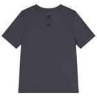 Boys Grey Minecraft Logo T-Shirt, 2, hi-res