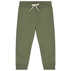 Younger Boys Green & White 3 Piece Tracksuit, 1, hi-res