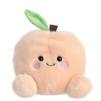 Girls Pink Palm Pals Mellow Peach Soft Toy ( 13cm )