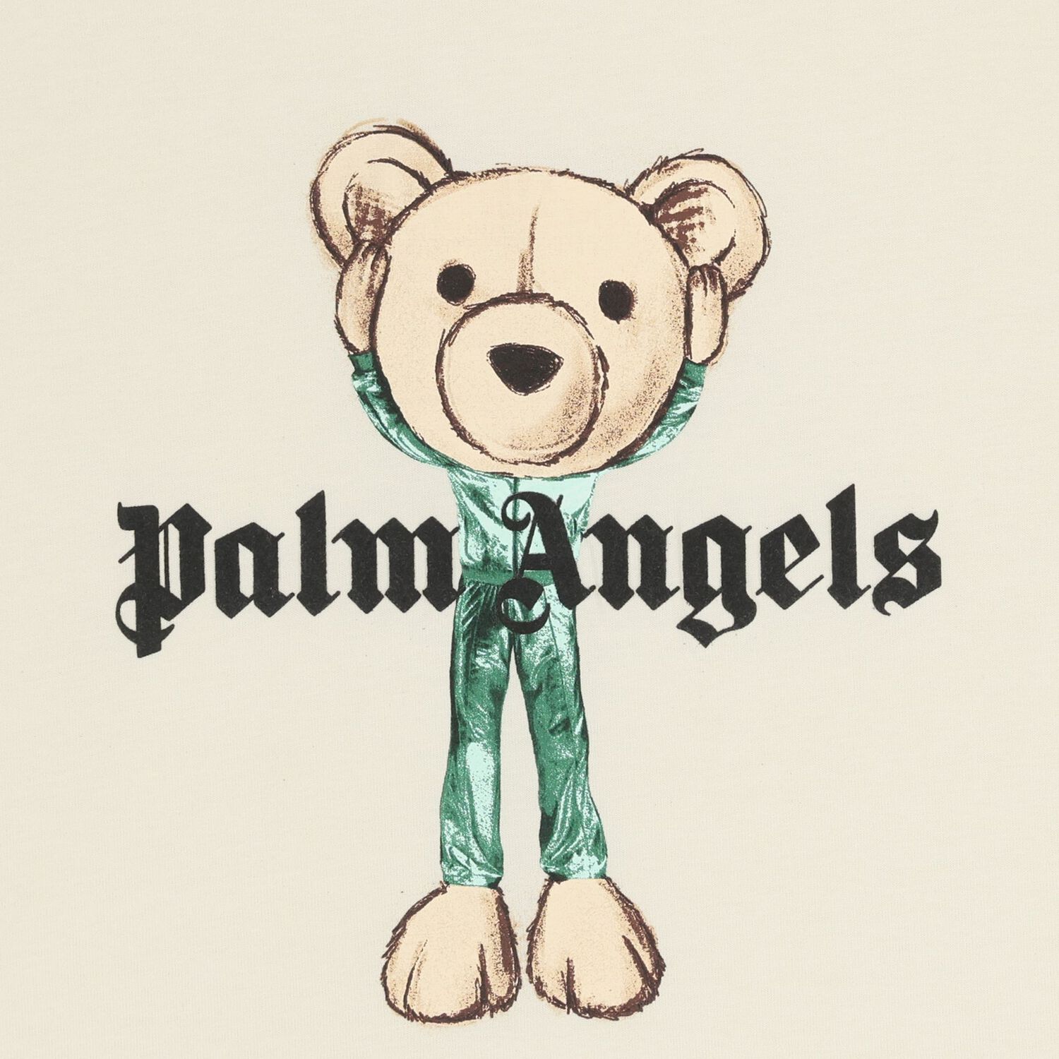 Boys Ivory Teddy Bear Logo T-Shirt, 1, hi-res