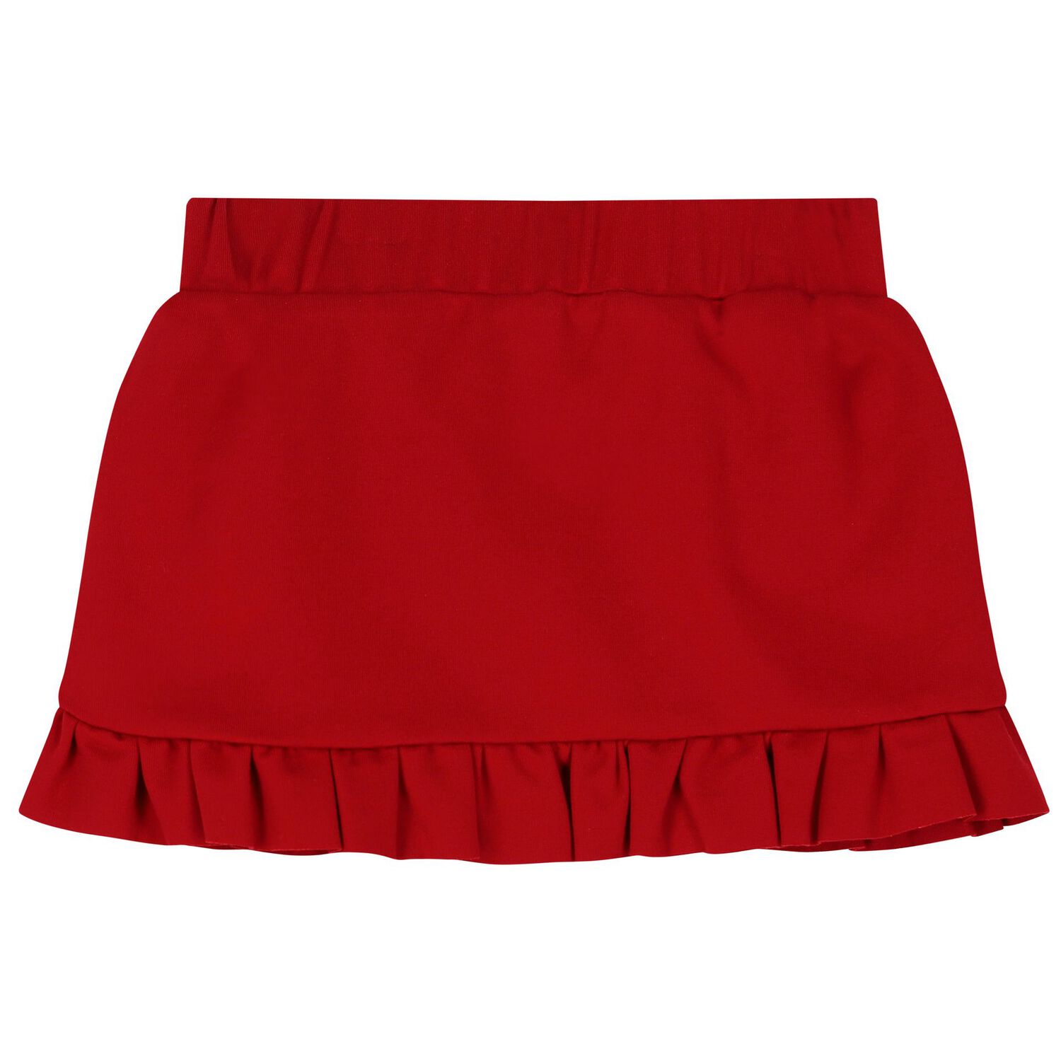 Younger Girls White & Red Skirt Set, 1, hi-res
