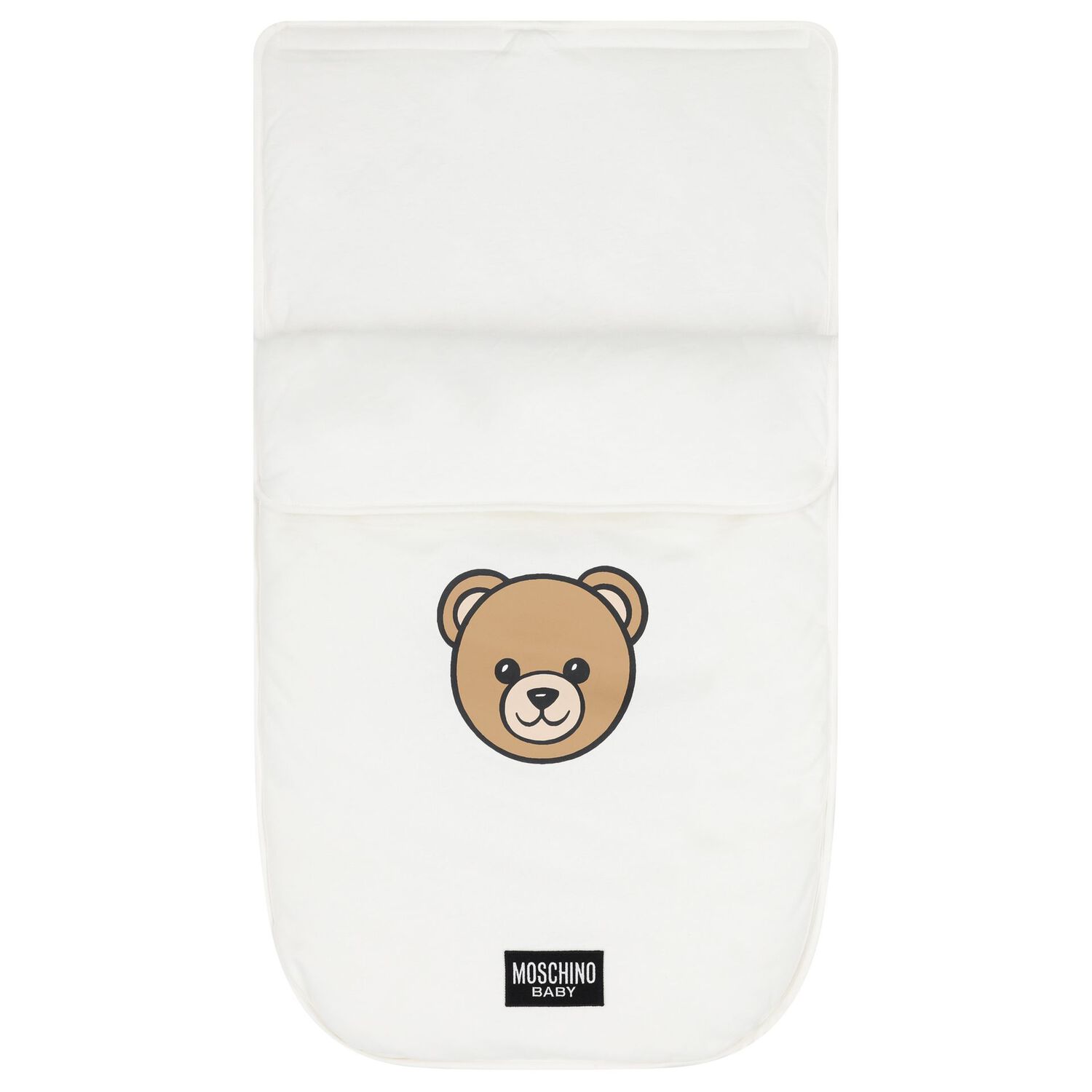 White Teddy Bear Logo Baby Nest, 1, hi-res