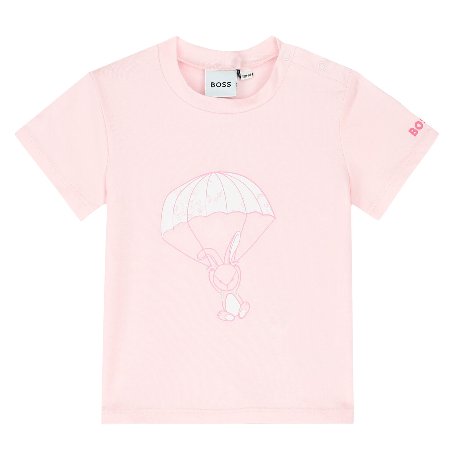 Younger Girls Pink T-Shirt & Leggings Set, 1, hi-res