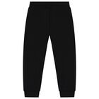 Boys Black Logo Joggers, 1, hi-res