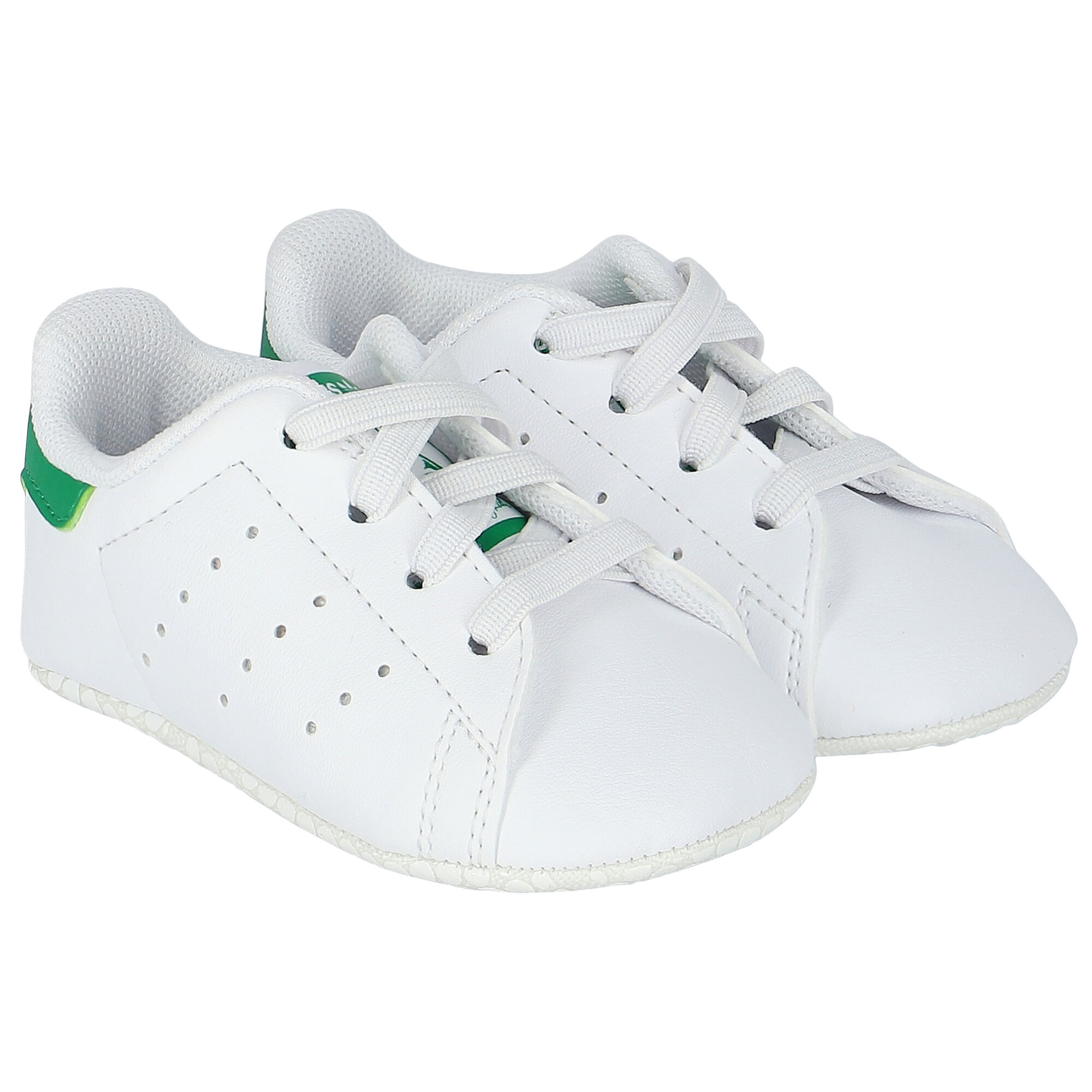 adidas Originals Baby Boys White Stan Smith Crib Pre Walker