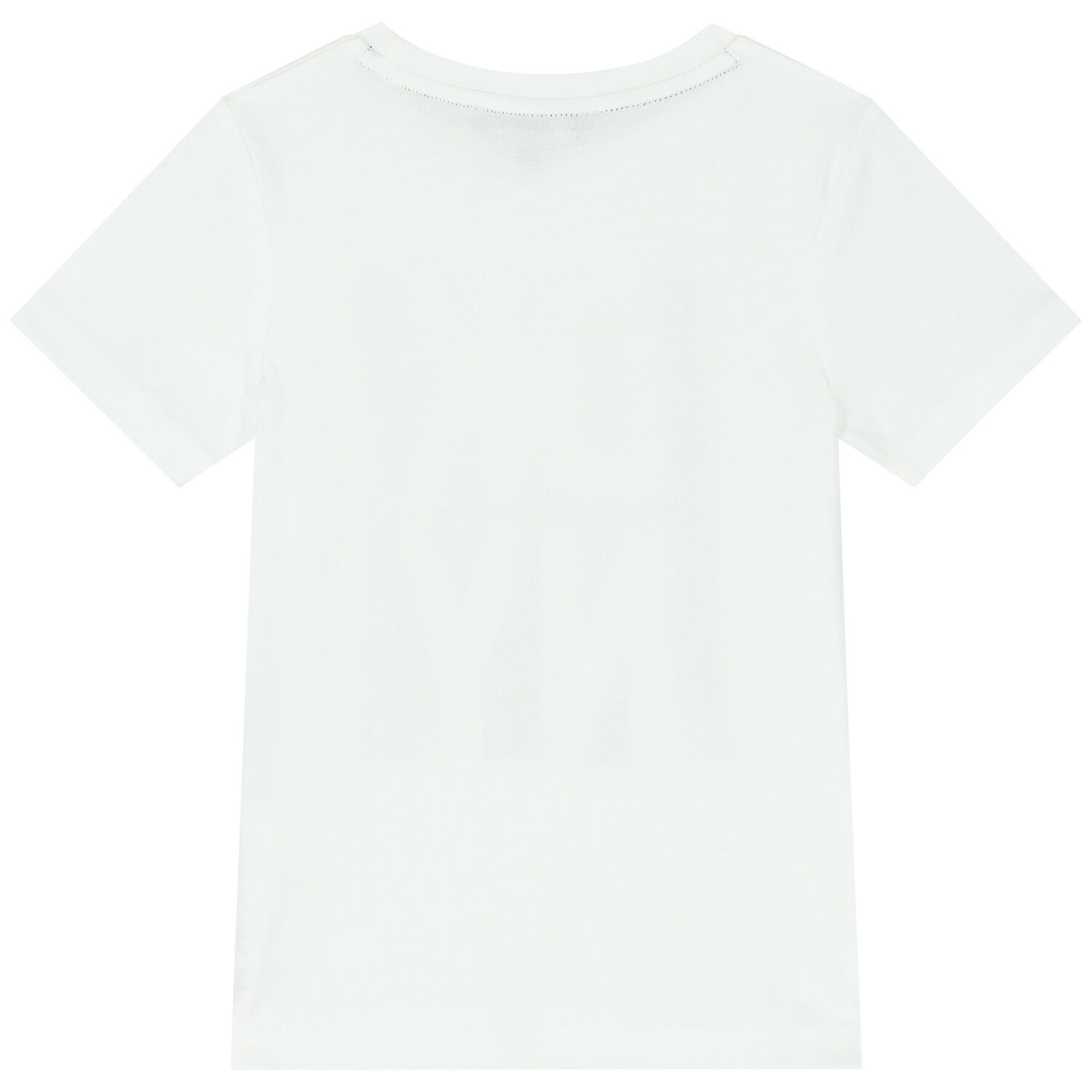 Boys White Logo T-Shirt, 1, hi-res