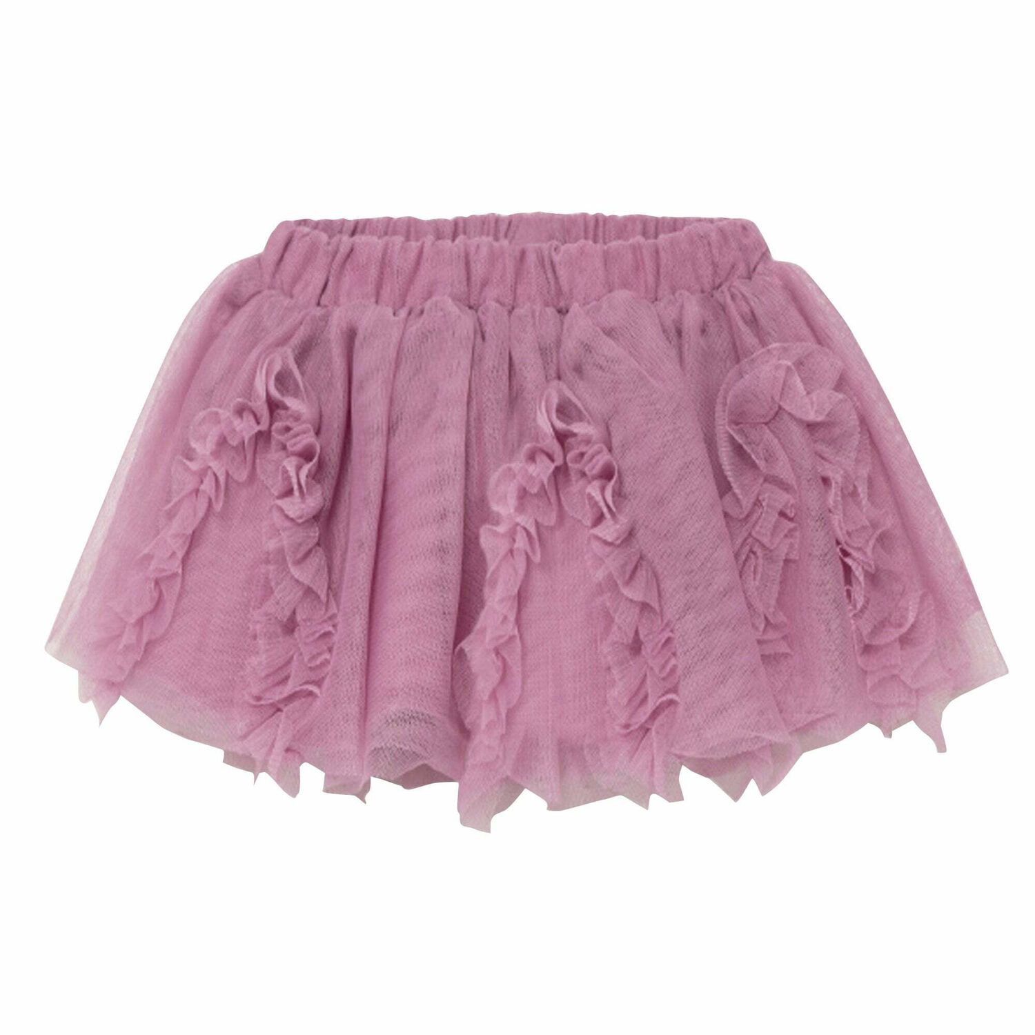 Younger Girls Pink Tulle Skirt, 1, hi-res