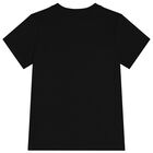 Boys Black & White Logo T-Shirt, 1, hi-res