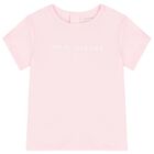 Younger Girls Pink Logo Shorts Set, 1, hi-res