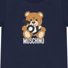 Younger Navy Blue Teddy Bear Logo T-Shirt, 2, hi-res
