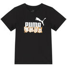 Boys Black Logo T-Shirt, 1, hi-res