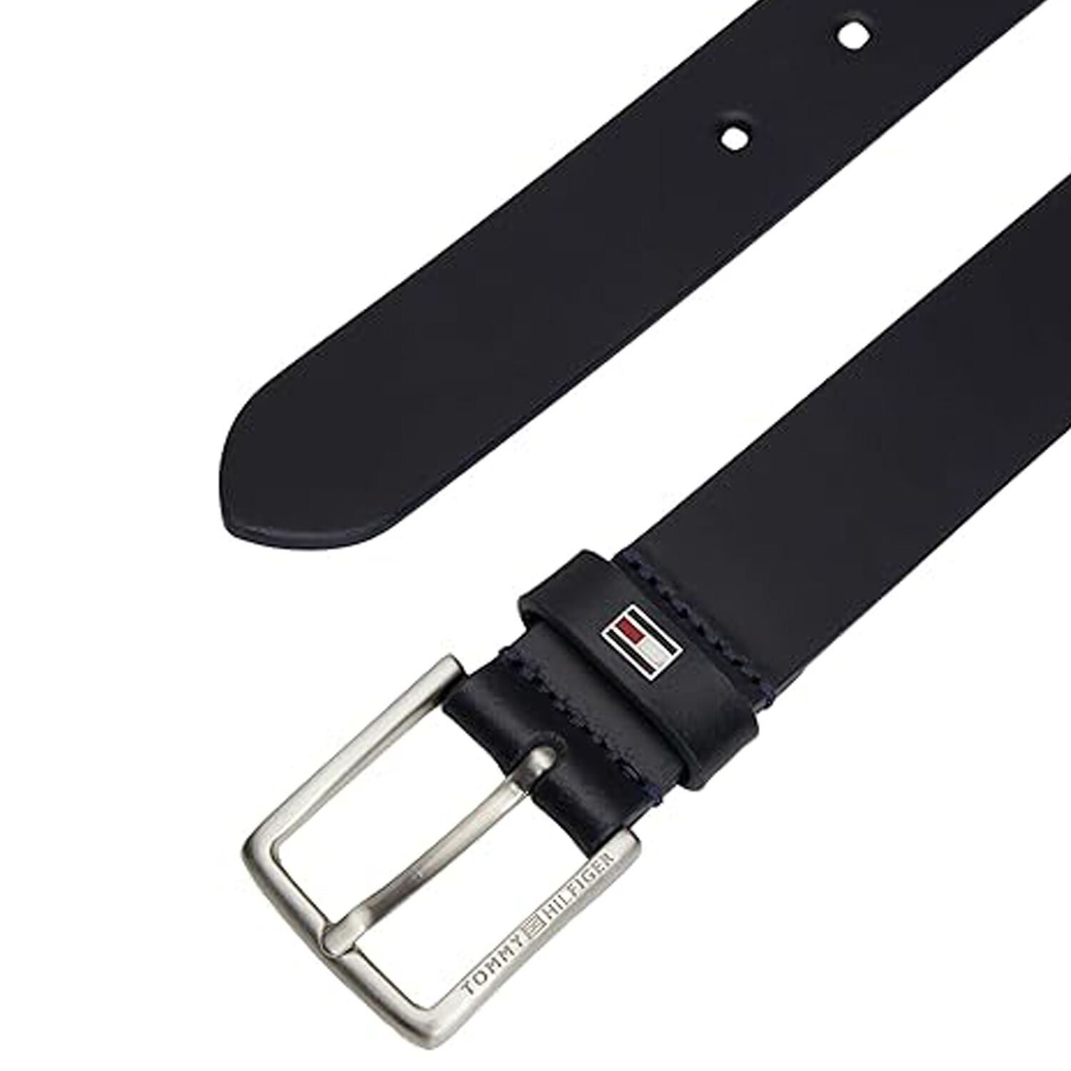 Boys Black Logo Belt, 1, hi-res