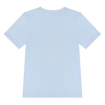 Younger Boys Blue Logo T-Shirt