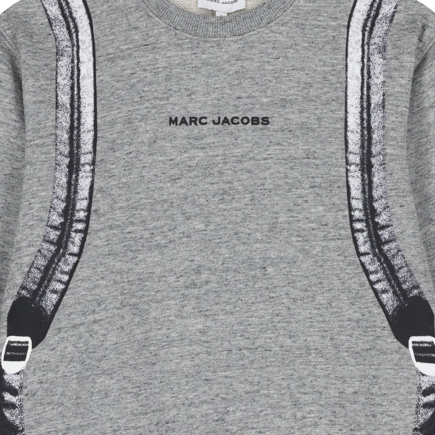Boys Grey Logo Backpack Sweatshirt, 1, hi-res