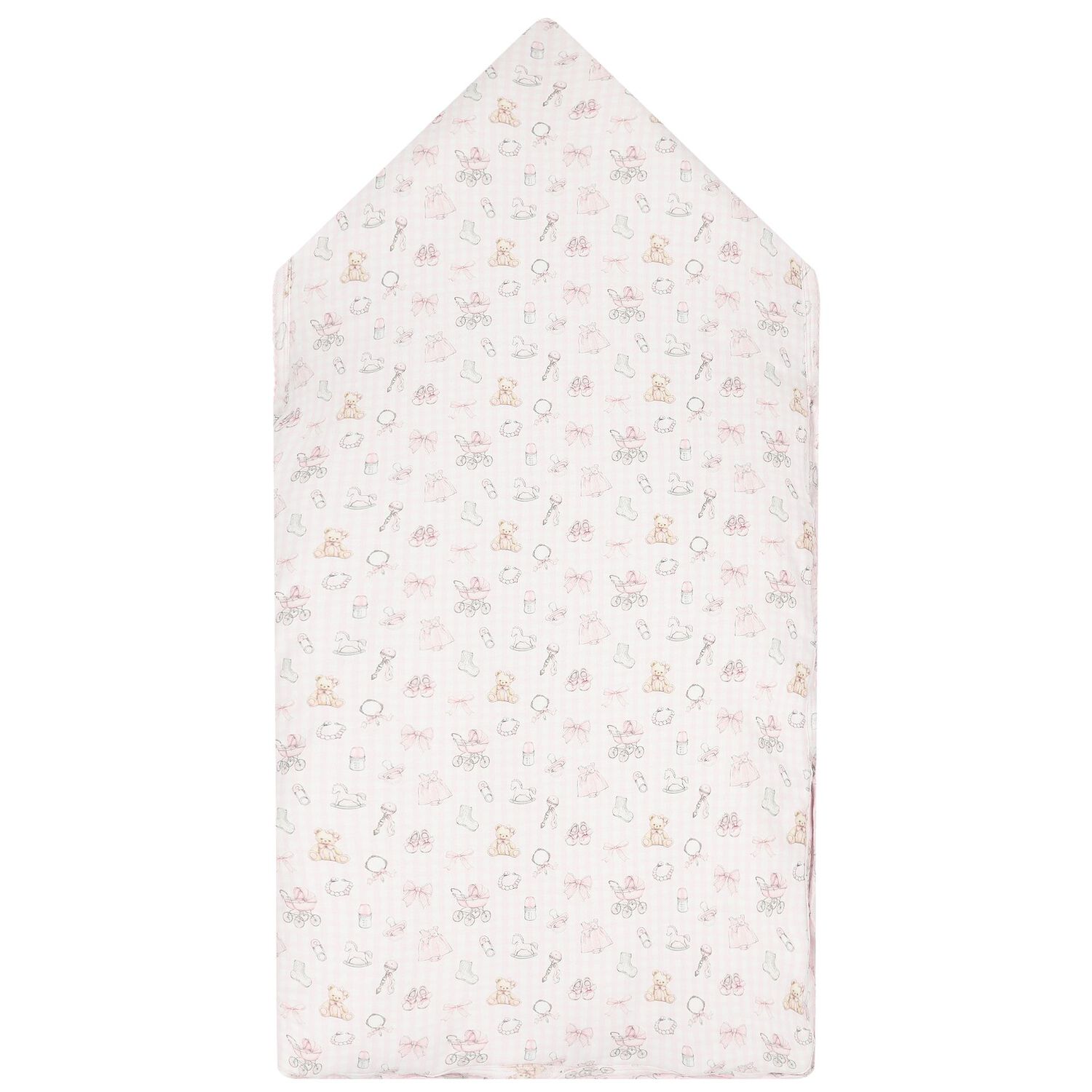 Pink Nursery Print Baby Nest, 1, hi-res image number null