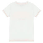Boys White Logo T-Shirt, 3, hi-res