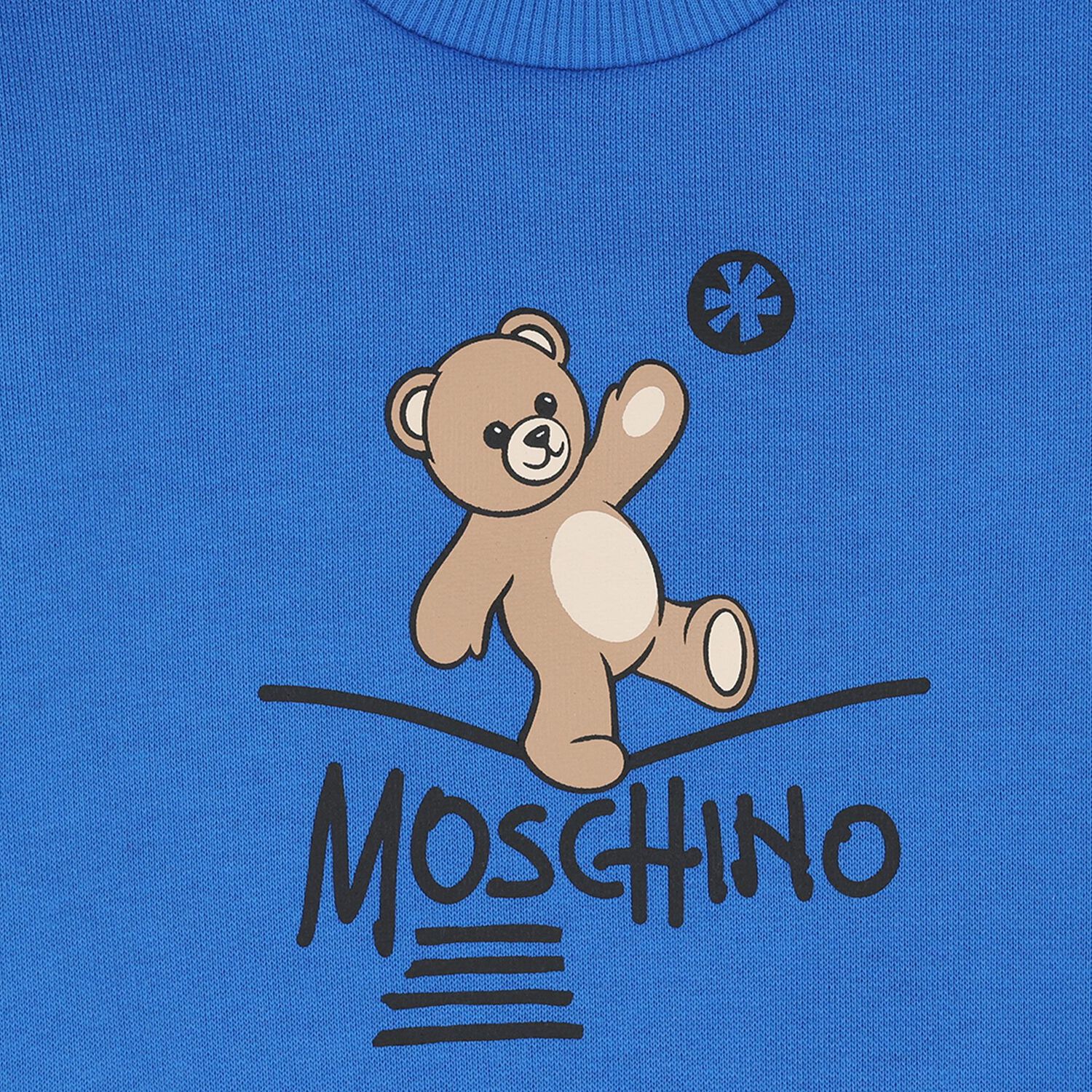 Younger Blue Teddy Bear Logo Sweatshirt, 1, hi-res