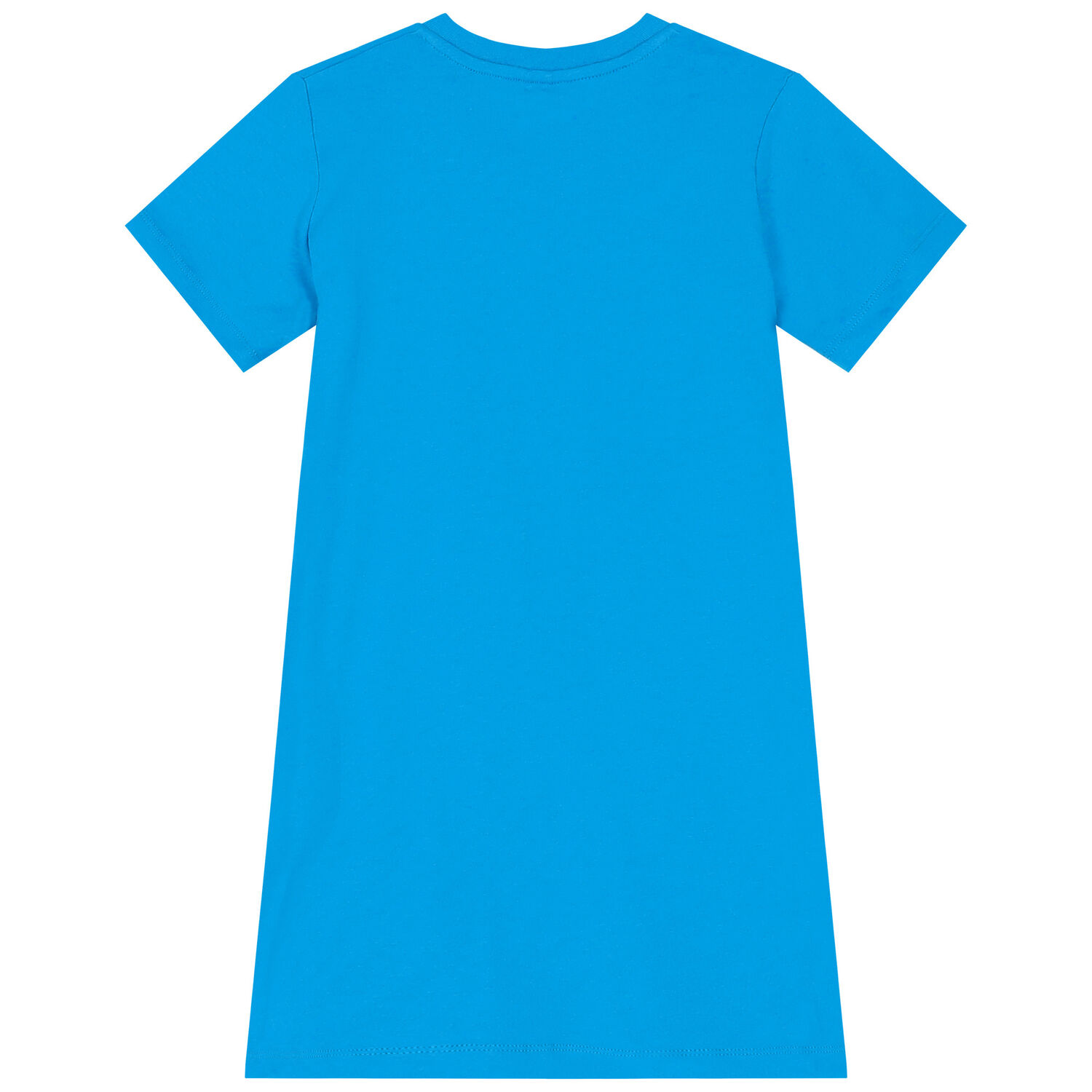 Girls Blue Star T-Shirt Dress, 1, hi-res