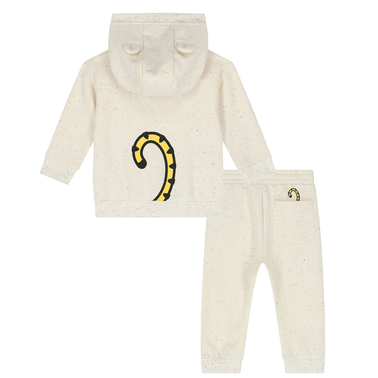 Ivory Tiger Logo Tracksuit Set, 1, hi-res image number null