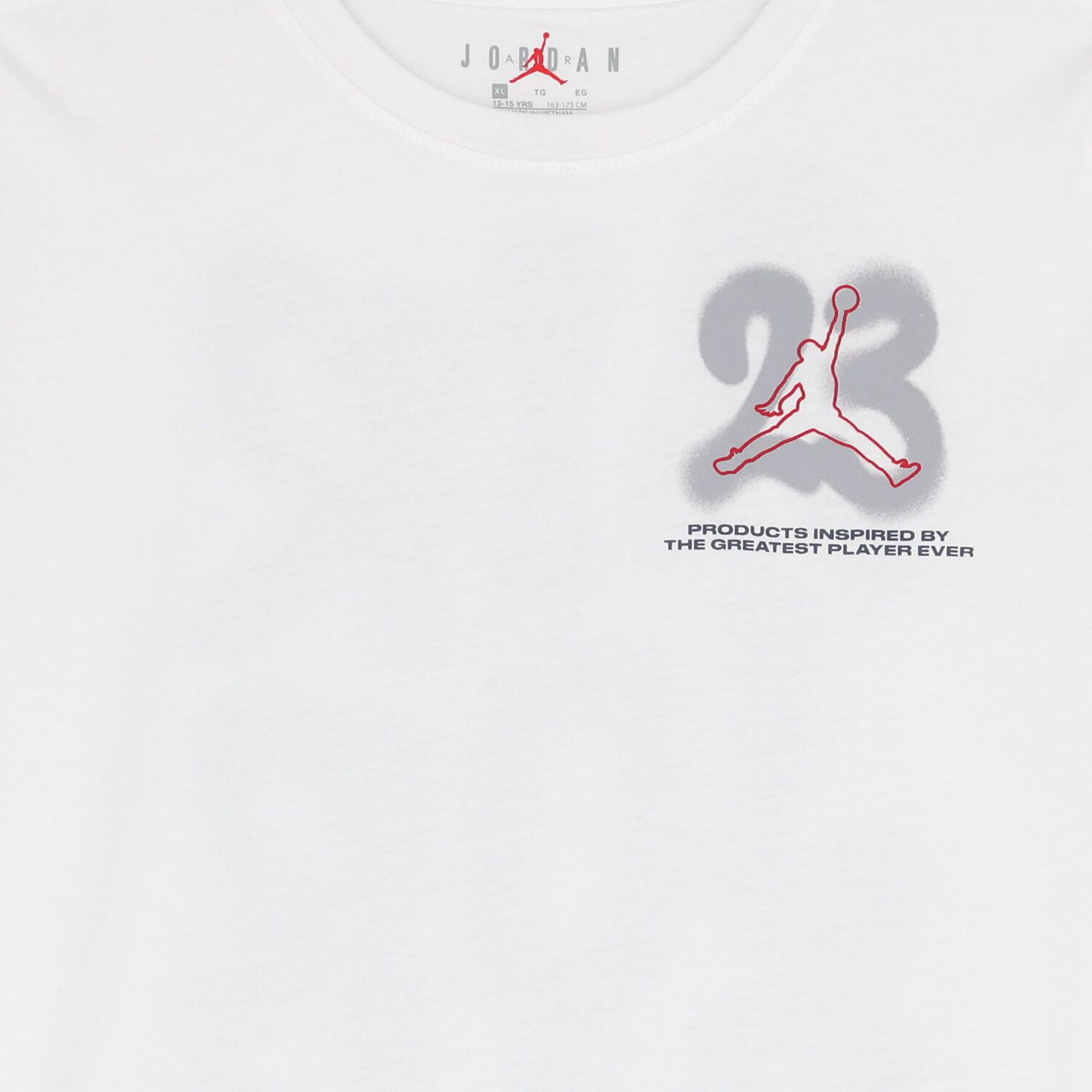 Boys White Jordan T-Shirt, 1, hi-res