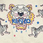 Younger Girls Beige Tiger Sweatshirt, 1, hi-res