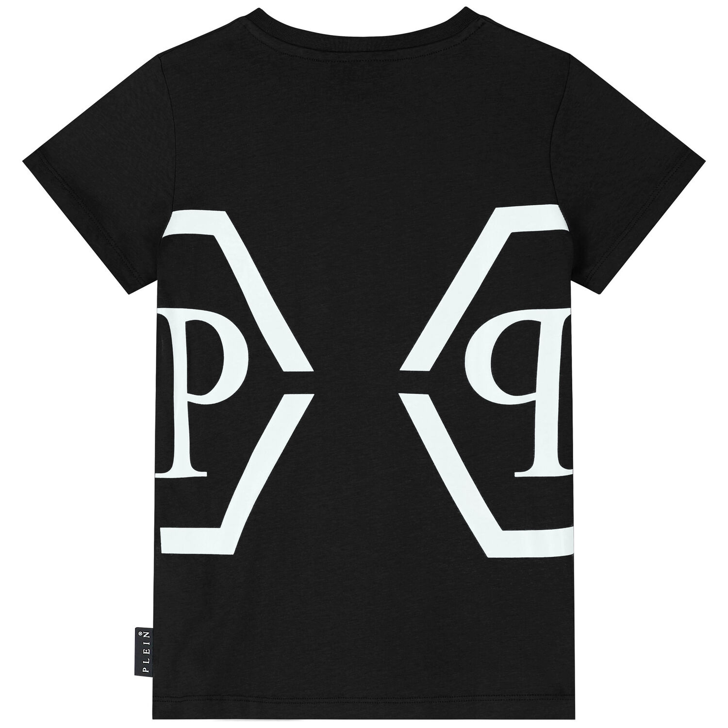 Boys Black Logo T-Shirt, 3, hi-res